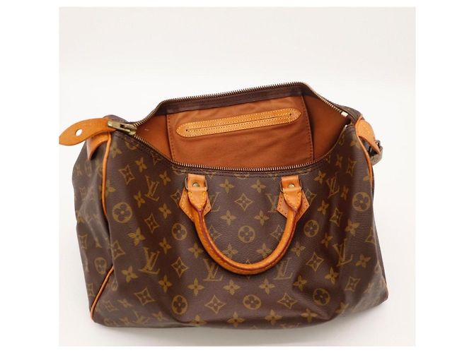 Bolso Louis Vuitton Speedy 30 Monogram Canvas Castaño Monograma - vista 7