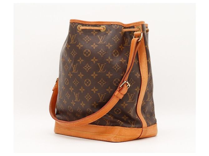 Louis Vuitton Monogram Noe Beuteltasche Braun - Ansicht 4