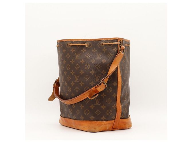 Bolso Bucket Louis Vuitton Monogram Noe Castaño Monograma - vista 4