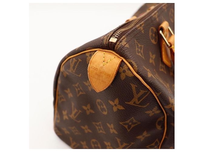 Borsa Louis Vuitton Speedy 30 Monogram Canvas Marrone Monogramma - vista 11