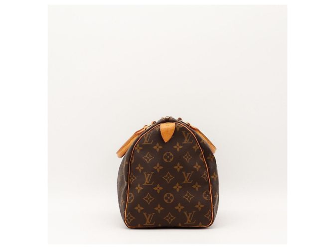 Borsa Louis Vuitton Speedy 30 Monogram Canvas Marrone Monogramma - vista 5