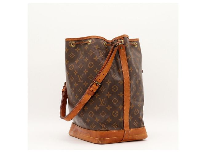 Louis Vuitton Monogram Noe Beuteltasche Braun Monogramm - Ansicht 4