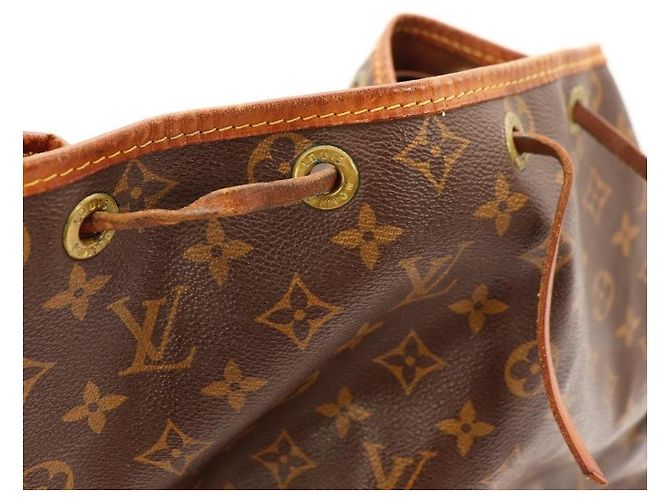 Louis Vuitton Monogram Noe Beuteltasche Braun Monogramm - Ansicht 6