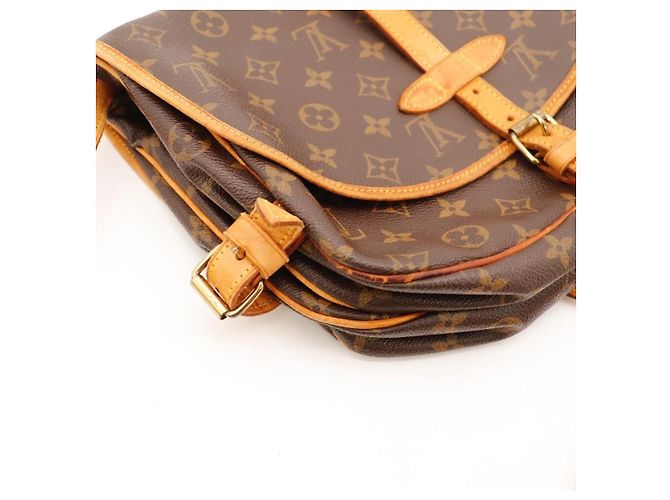 Bolsa Florentine em canvas Monogram Louis Vuitton Marrom Monograma - vista 7