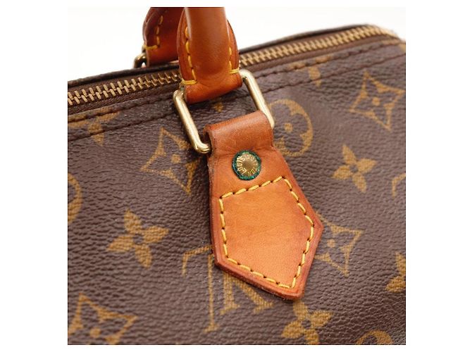 Sac à main Louis Vuitton Speedy 30 Monogram Canvas Marron Monogramme - vue 12