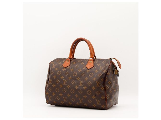 Sac à main Louis Vuitton Speedy 30 Monogram Canvas Marron Monogramme - vue 2