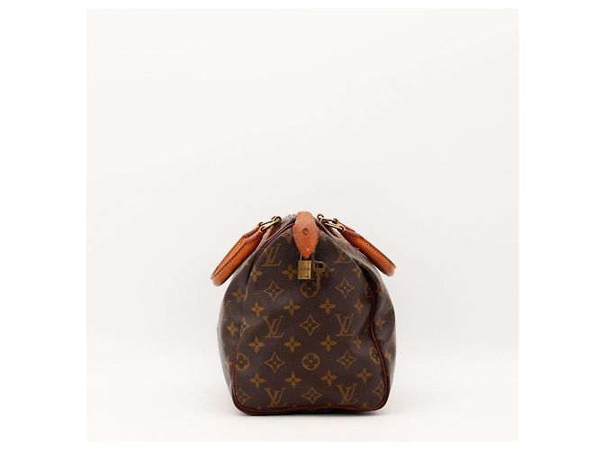 Sac à main Louis Vuitton Speedy 30 Monogram Canvas Marron Monogramme - vue 3