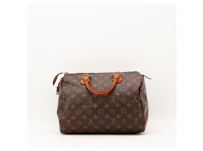 Sac à main Louis Vuitton Speedy 30 Monogram Canvas Marron Monogramme - vue 4