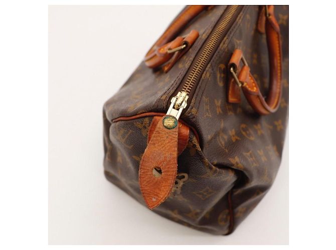 Sac à main Louis Vuitton Speedy 30 Monogram Canvas Marron Monogramme - vue 9
