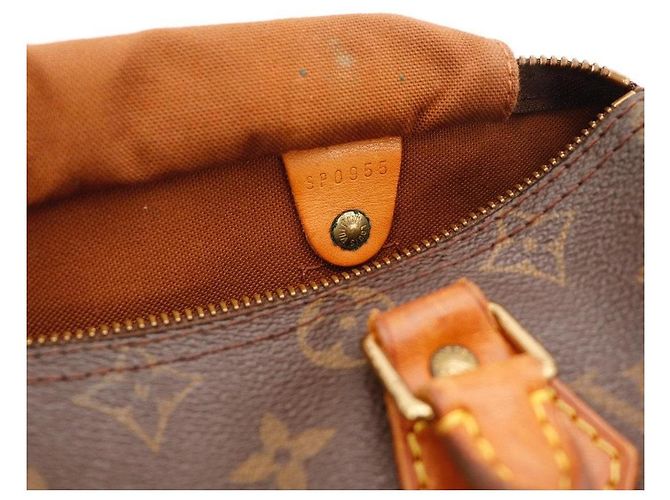 Sac à main Louis Vuitton Speedy 30 Monogram Canvas Marron Monogramme - vue 8