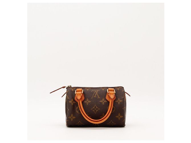 Sac à main Louis Vuitton Speedy Nano Monogram Canvas Marron Monogramme - vue 4