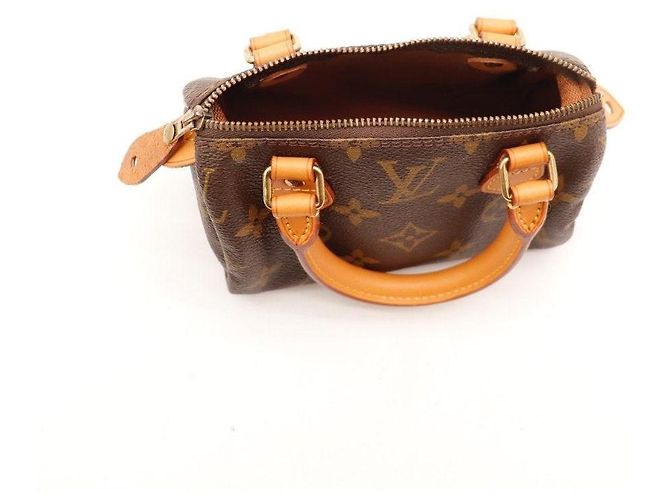 Sac à main Louis Vuitton Speedy Nano Monogram Canvas Marron Monogramme - vue 7
