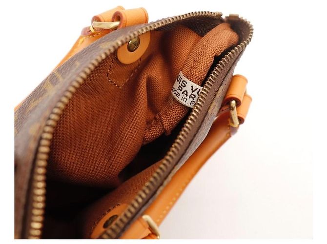 Sac à main Louis Vuitton Speedy Nano Monogram Canvas Marron Monogramme - vue 8