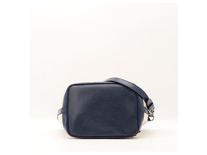 Borsa a secchiello Louis Vuitton Noe in pelle Epi Beige Blu scuro - vista 5