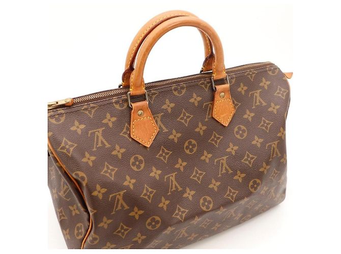Bolso Louis Vuitton Speedy 30 Monogram Canvas Castaño Monograma - vista 11