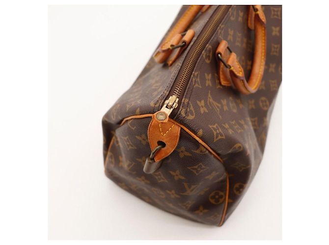 Bolso Louis Vuitton Speedy 30 Monogram Canvas Castaño Monograma - vista 9