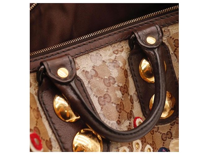 Borsa Boston Gucci Monogram con Applicazioni - vista 10