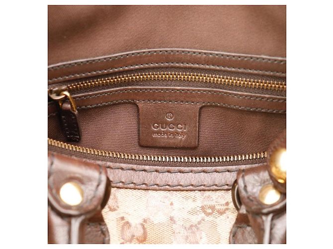 Borsa Boston Gucci Monogram con Applicazioni - vista 12