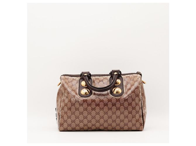 Borsa Boston Gucci Monogram con Applicazioni - vista 4