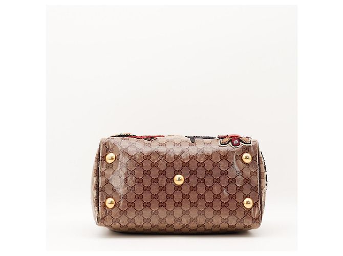 Borsa Boston Gucci Monogram con Applicazioni - vista 6