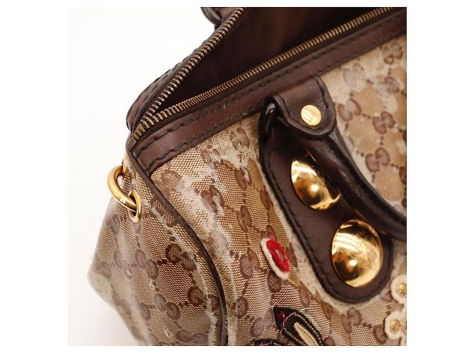 Borsa Boston Gucci Monogram con Applicazioni - vista 9