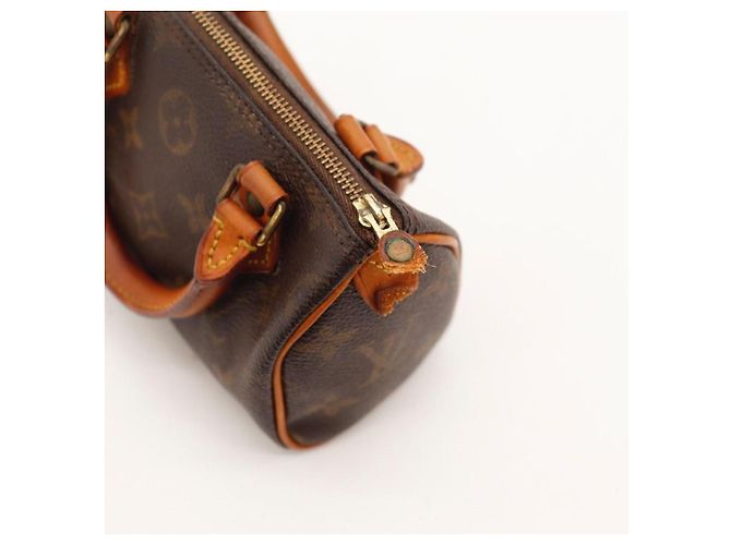 Sac à main Louis Vuitton Speedy Nano Monogram Canvas Marron Monogramme - vue 10