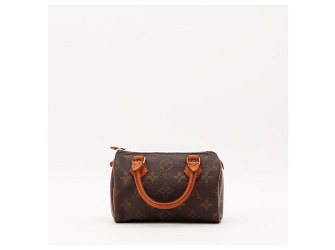 Sac à main Louis Vuitton Speedy Nano Monogram Canvas Marron Monogramme - vue 4