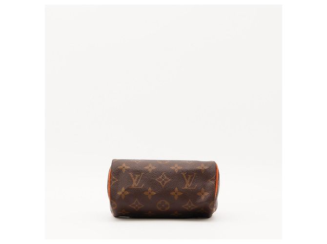 Sac à main Louis Vuitton Speedy Nano Monogram Canvas Marron Monogramme - vue 6