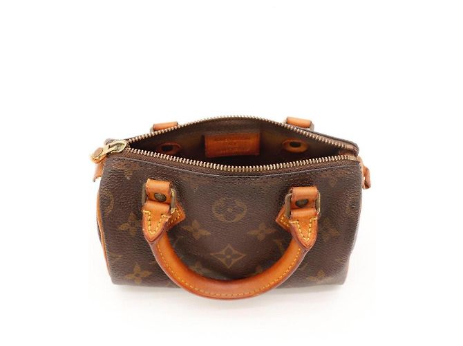 Sac à main Louis Vuitton Speedy Nano Monogram Canvas Marron Monogramme - vue 7