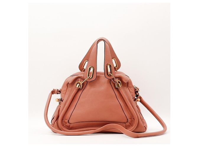 Borsa Satchel Chloé Paddington Marrone - vista 3
