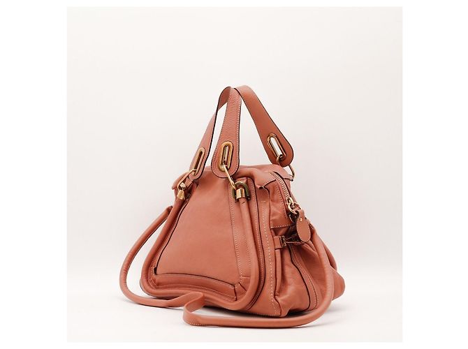 Borsa Satchel Chloé Paddington Marrone - vista 4