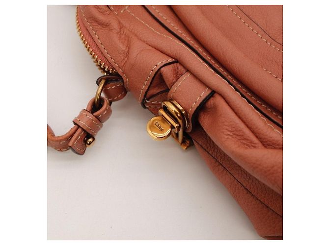 Borsa Satchel Chloé Paddington Marrone - vista 7