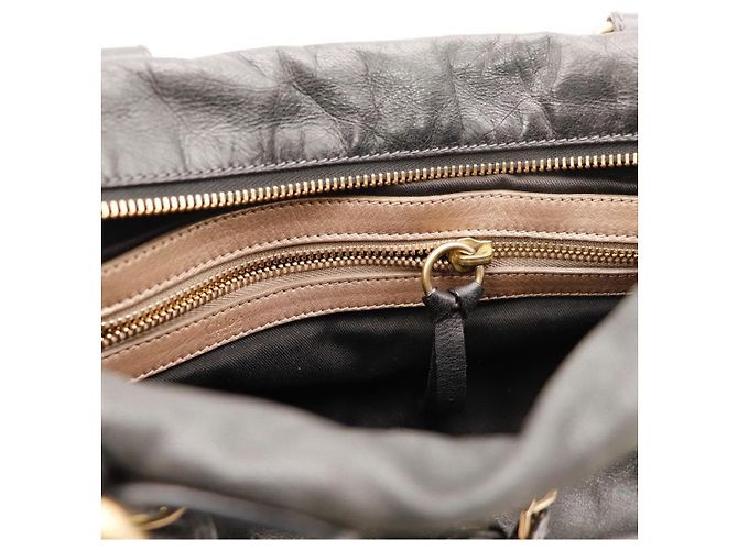Chloé Sac Satchel Paddington en cuir noir - vue 8