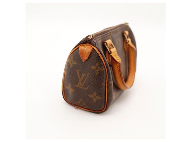 Bolso Louis Vuitton Speedy Nano Monogram Canvas Castaño Monograma - vista 11
