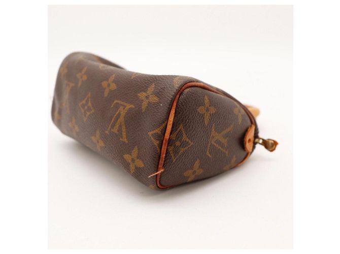 Bolso Louis Vuitton Speedy Nano Monogram Canvas Castaño Monograma - vista 13