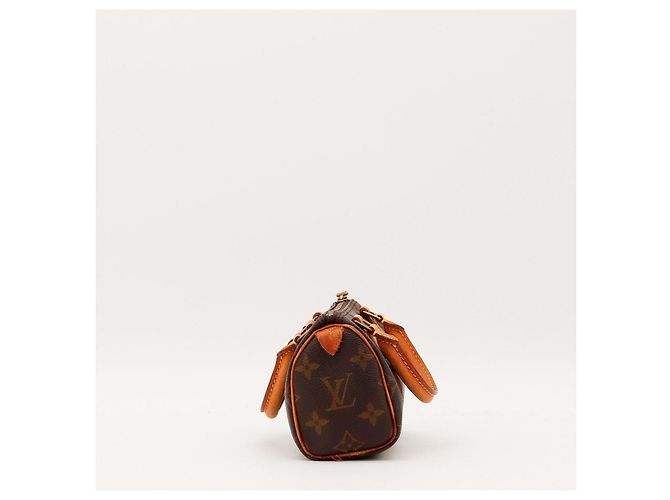 Bolso Louis Vuitton Speedy Nano Monogram Canvas Castaño Monograma - vista 3
