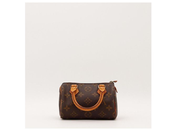 Bolso Louis Vuitton Speedy Nano Monogram Canvas Castaño Monograma - vista 4