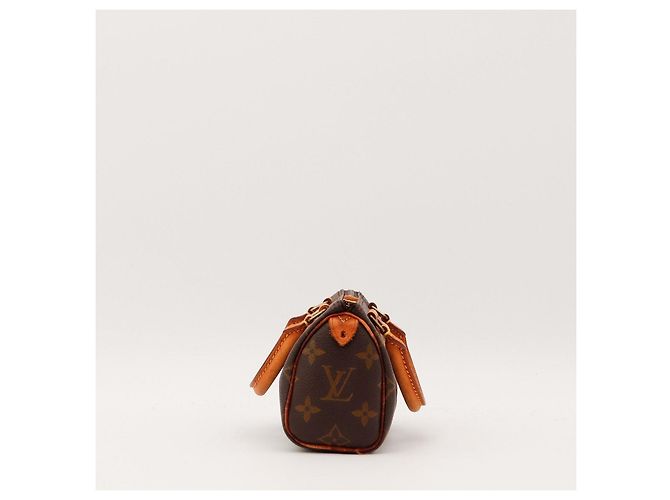 Bolso Louis Vuitton Speedy Nano Monogram Canvas Castaño Monograma - vista 5