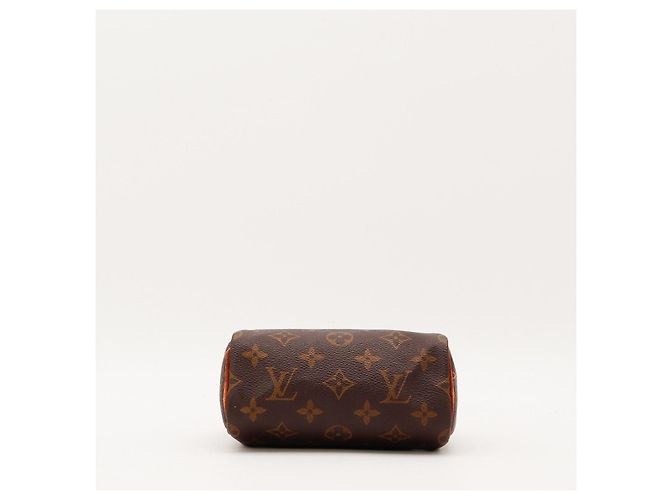 Bolso Louis Vuitton Speedy Nano Monogram Canvas Castaño Monograma - vista 6