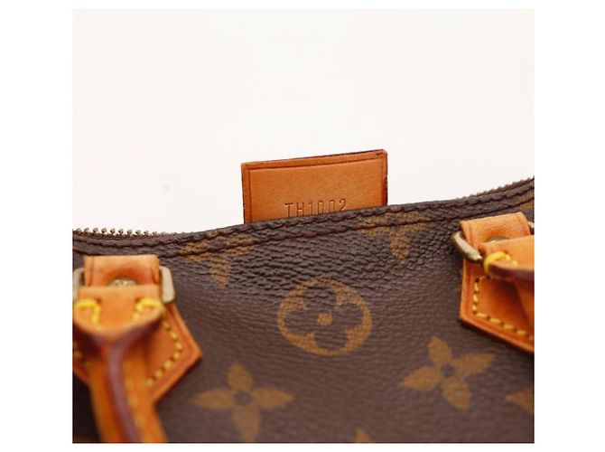 Bolso Louis Vuitton Speedy Nano Monogram Canvas Castaño Monograma - vista 9