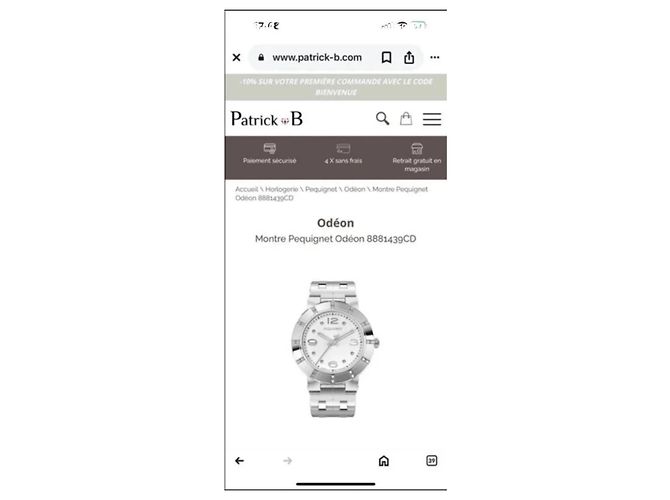 Pequignet Odéon Uhr 8881439CD - Ansicht 4
