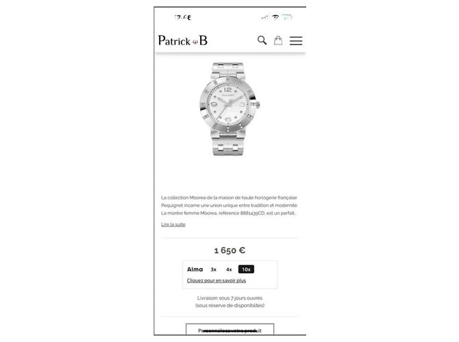 Pequignet Odéon Uhr 8881439CD - Ansicht 9