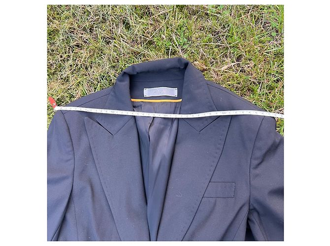 Completo Marc Cain in misto lana nero - vista 15