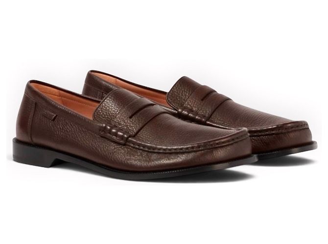 Mocassini Loewe Campo Blaze in pelle marrone - vista 17
