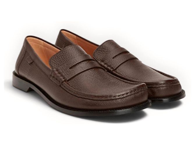 Mocassini Loewe in pelle di vitello marrone - vista 15