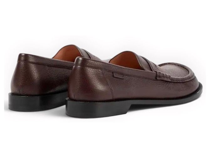 Mocassini Loewe in pelle di vitello marrone - vista 16