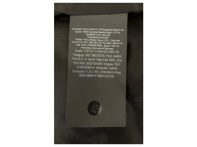 Chaleco de pelo negro Carolina Herrera con cinturón - vista 3