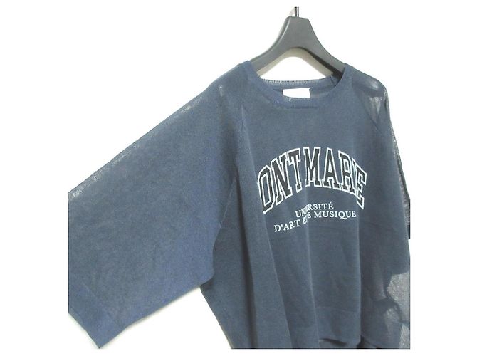 Autre Marque Top de punto transparente con estampado de logo SLOBE IENA - vista 3