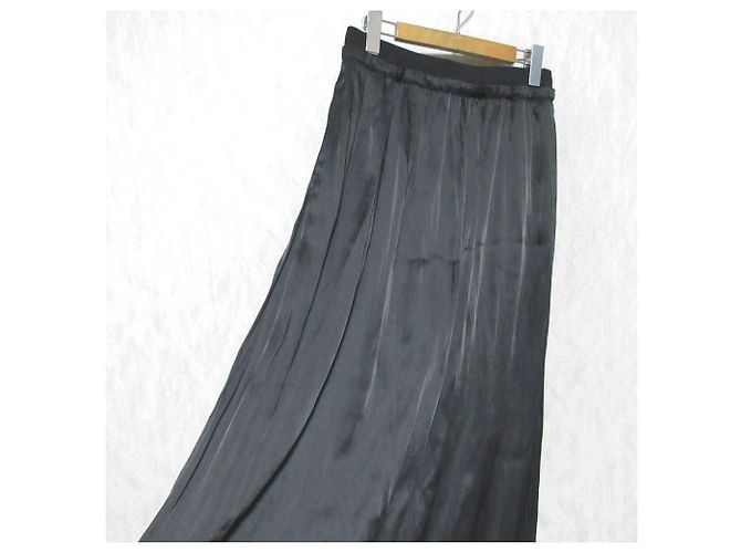 Autre Marque JOURNAL STANDARD W Rib Semi Flare Skirt Negro - vista 3