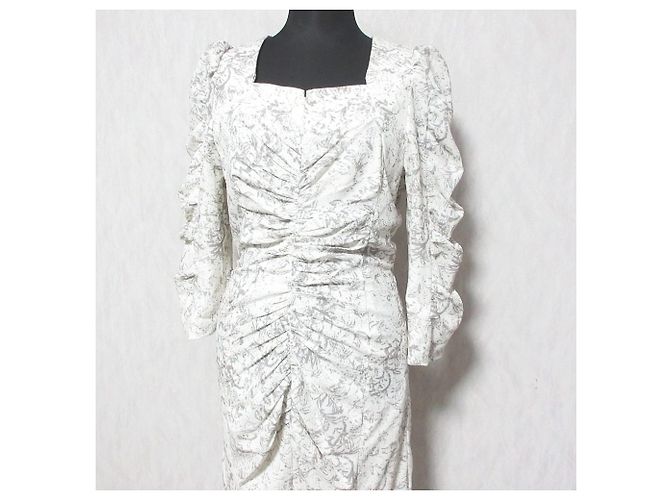 Autre Marque Vestido fruncido estampado Barie SNIDEL - vista 4